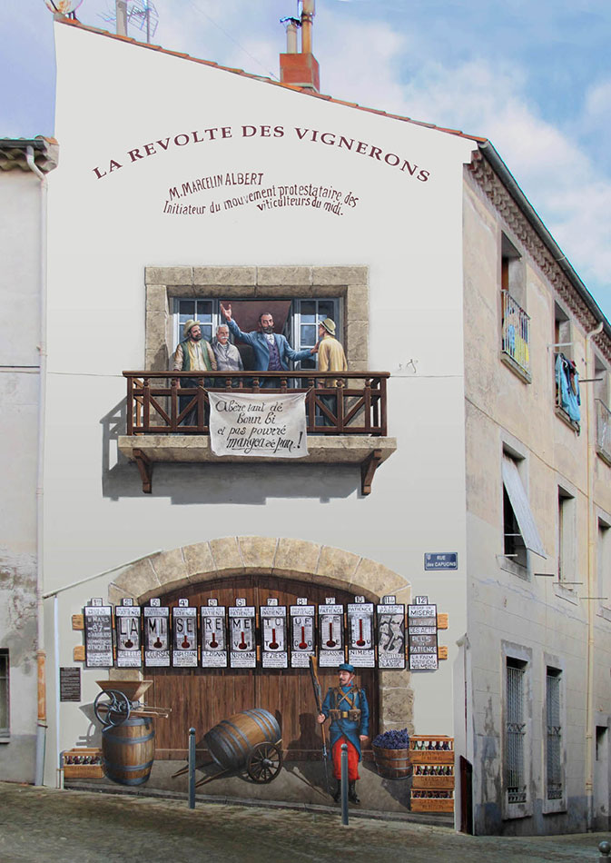 La révolte des vignerons Béziers